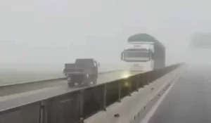Xử phạt tài xế xe tải chạy ngược chiều trên cao tốc