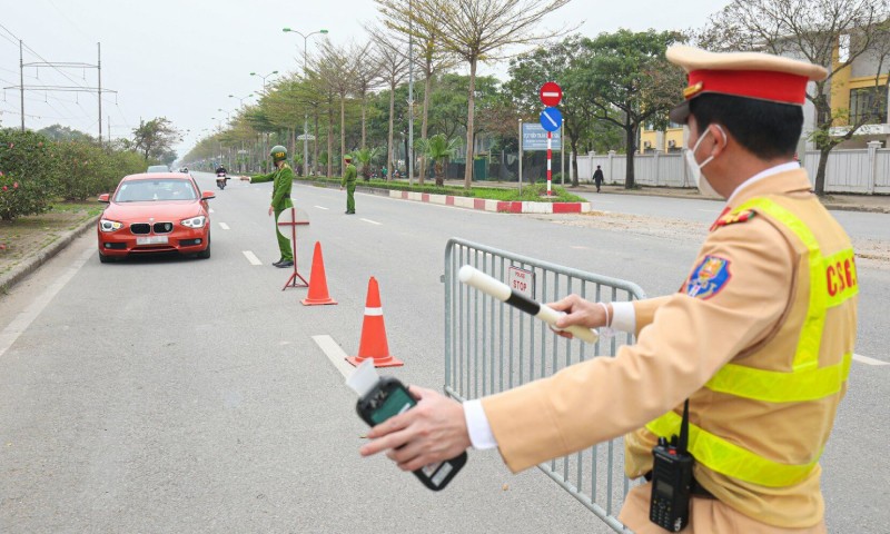 Lực lượng Cảnh sát giao thông tăng cường tuần tra